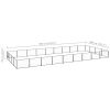 Dog Kennel Black 387.5 ft² Steel