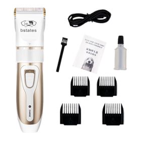 Dog Shaver Pet Teddy Cat Shaving Dog Hair Professional Hair Clipper (Option: White Standard Edition)