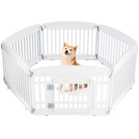 Dog Game Fence Is Safe And Reliable (Option: White6Panel)