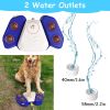 Dog Water Fountain Multifunctional Automatic Pet Water Dispenser Outdoor Step-on Activated Sprinkler for Drinking Shower Fun